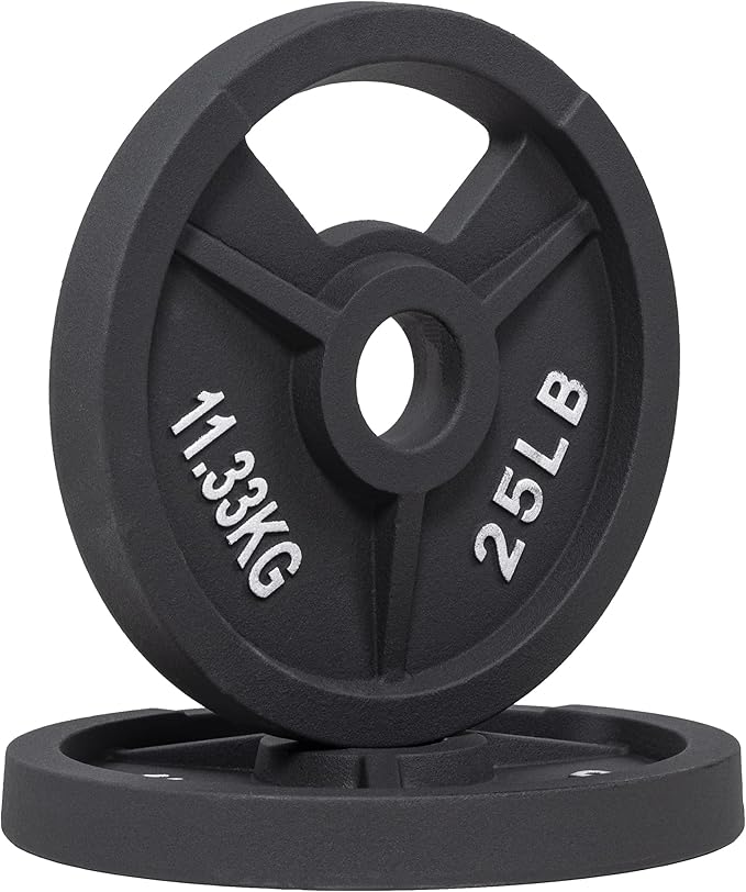 Signature Fitness Olympic 2-Inch Cast Iron Plate Weight