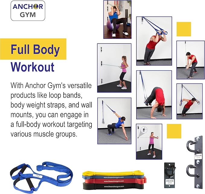 Anchor Gym Body Weight Resistance Strap Comfortable and