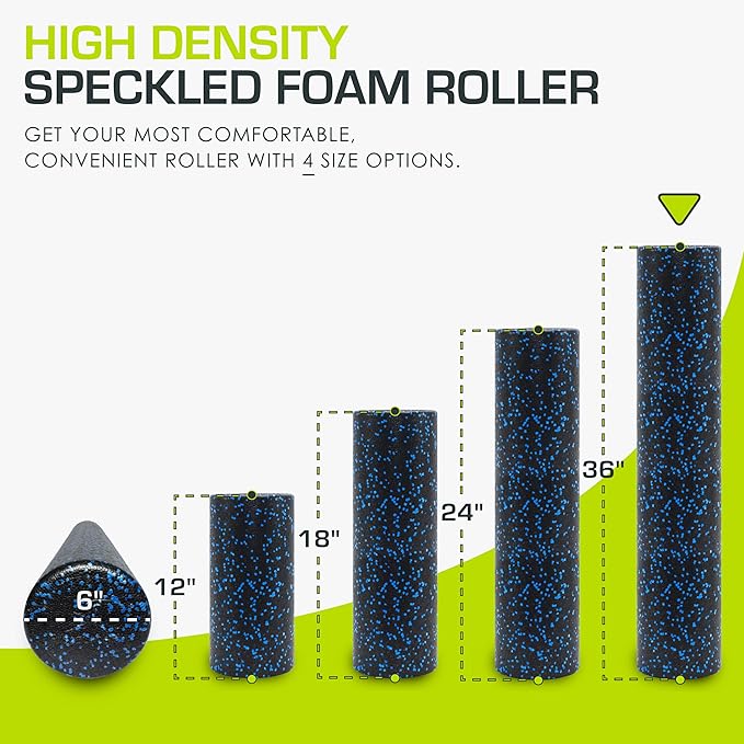 ProsourceFit High Density Foam Rollers 12 - Inches long