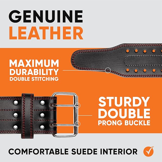 Weight Lifting Belt (5mm Thick) - Leather Weight