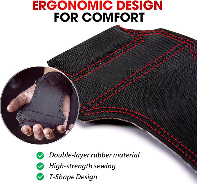 MANUEKLEAR Wrist Straps for Weightlifting