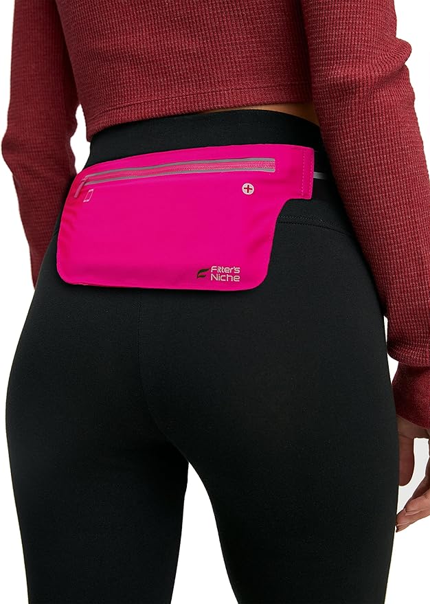 UltraSlim Fanny Waist Pack – Water Resistant Bag 24 to 43inch Waists, 6.7inch –