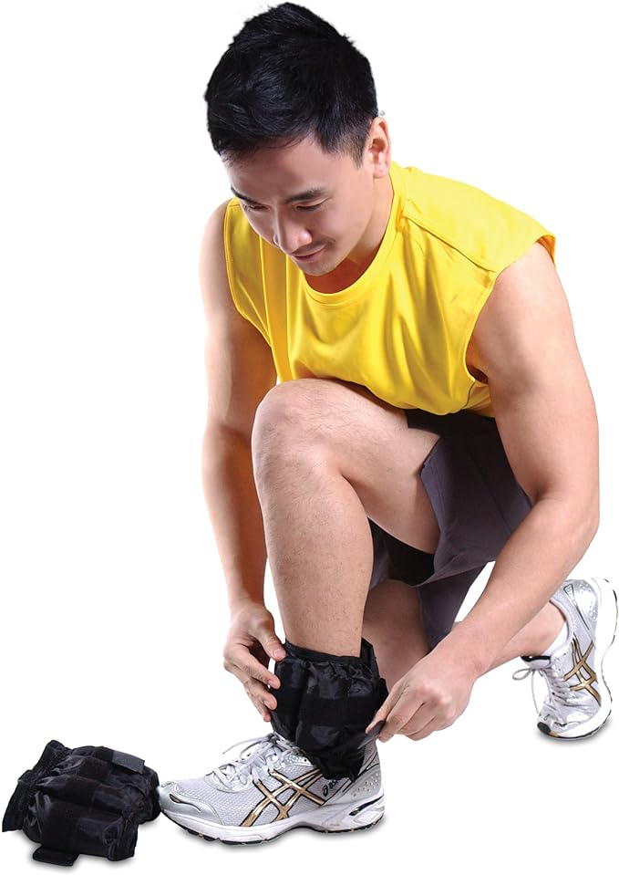 CAP Barbell Adjustable Ankle Weights 10-20lb Pair