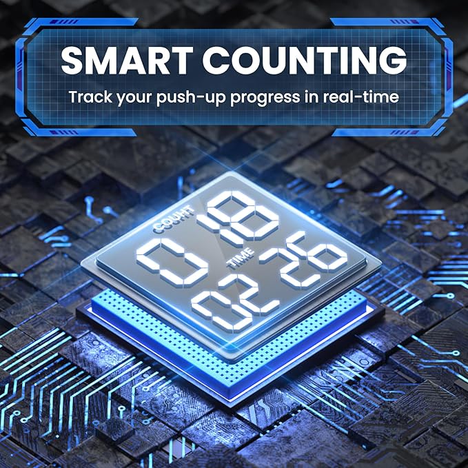 Push Up Board with Smart Count 60 in 1 Push