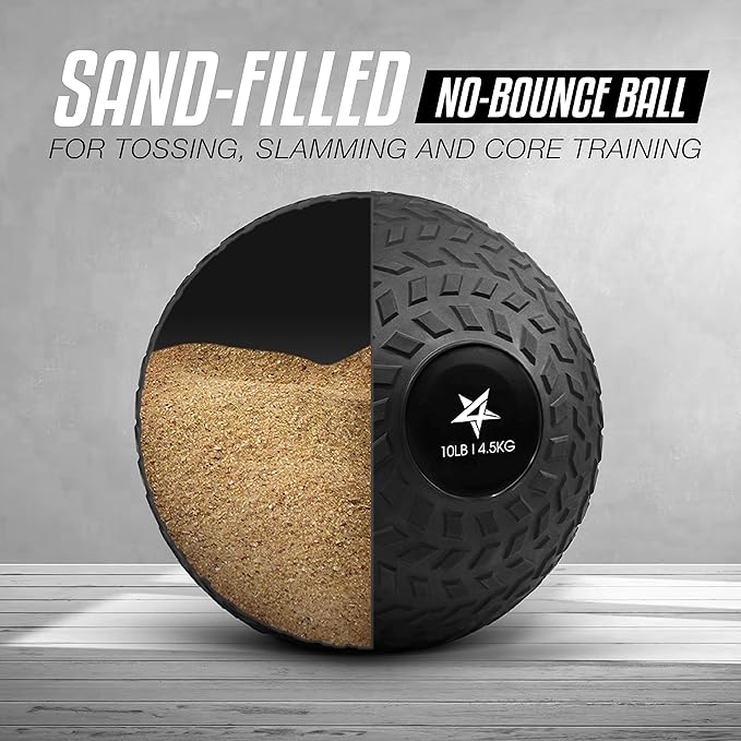 Yes4All Slam Balls Upgraded 10-12lb Medicine