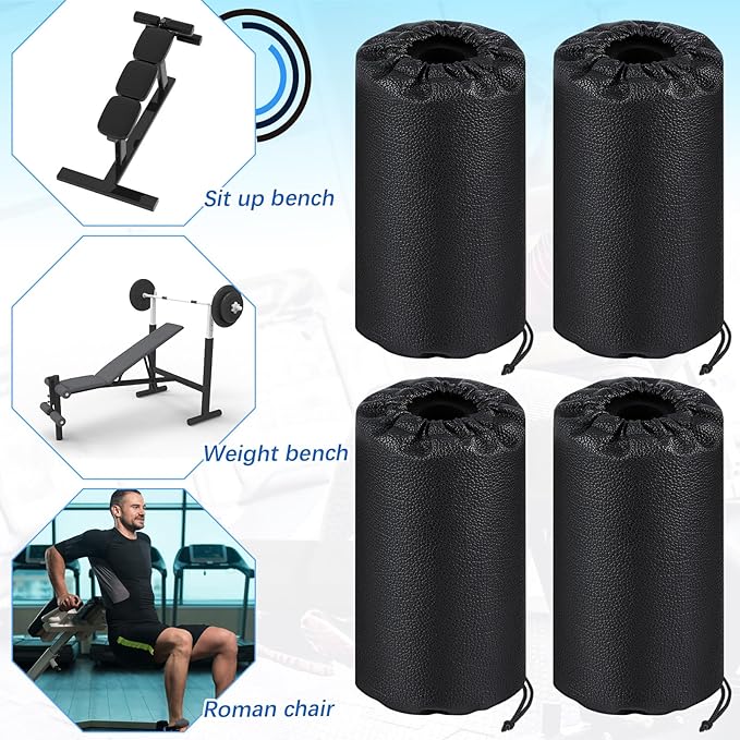 4 Pcs Foam Foot Pads Foam Roller Pad Equipments(7 x 3.5 x 0.8 Inches)