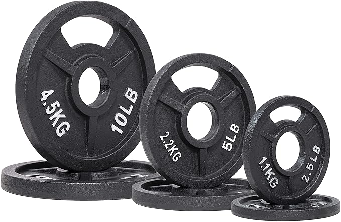 Signature Fitness Olympic 2-Inch Cast Iron Plate Weight