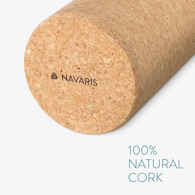 Navaris Cork Roller - Fitness Sport Yoga Cork 4 x 24"