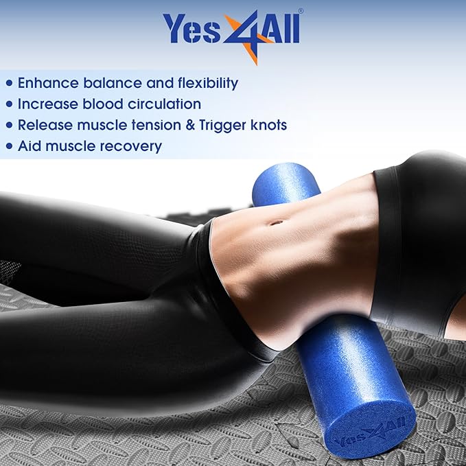 Yes4All Soft-Density Round PE 12/18/ 24/36 inch Foam
