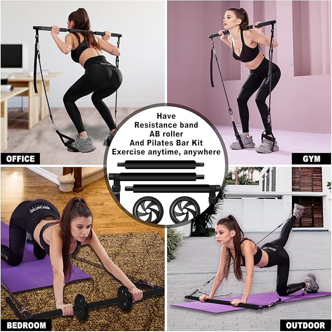 The Ultimate Pilates bar Set. The Fitness bar