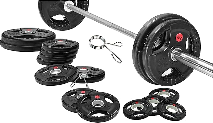 Signature Fitness Olympic 2-Inch Cast Iron Plate Weight