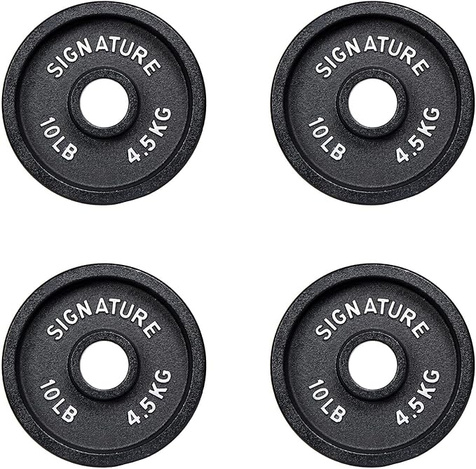 Signature Fitness Deep Dish 2-Inch Olympic Cast Iron