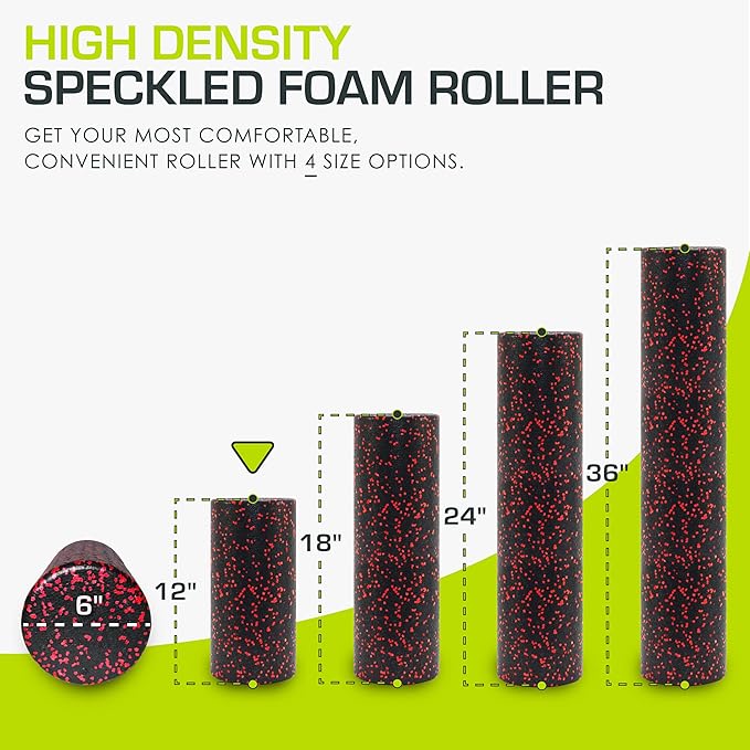 ProsourceFit High Density Foam Rollers 12 - Inches long