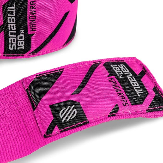 Sanabul Elastic 180 inch Boxing Hand Wraps for Boxing Gloves Muay Thai Kickboxing MMA Wraps for Men & Women