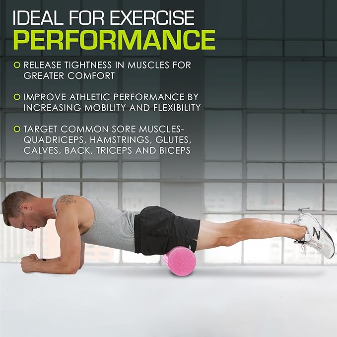 ProsourceFit High Density Foam Rollers 12 - Inches long