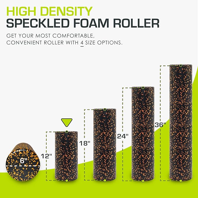 ProsourceFit High Density Foam Rollers 12 - Inches long