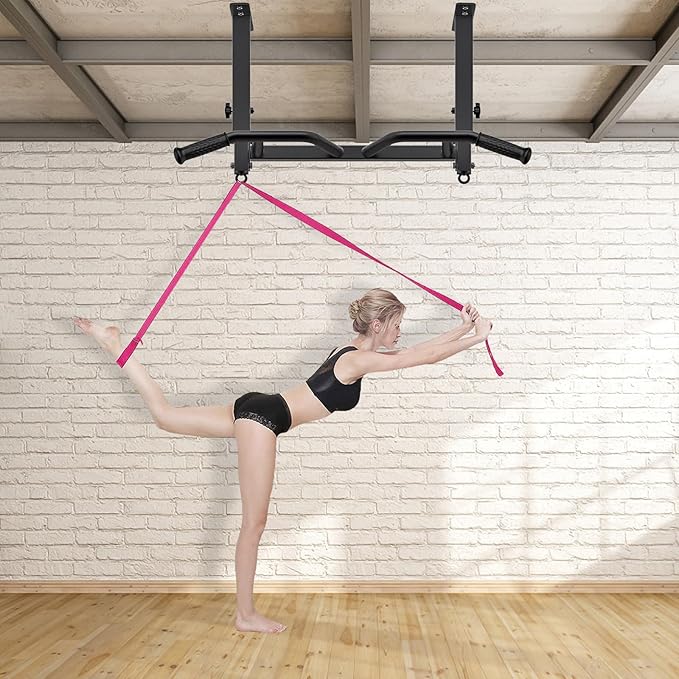 SELEWARE 24" Adjustable Ceiling Mounted Pull Up Bar