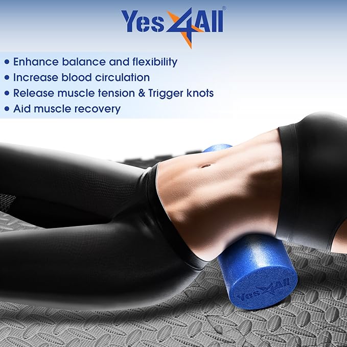 Yes4All Soft-Density Round PE 12/18/ 24/36 inch Foam