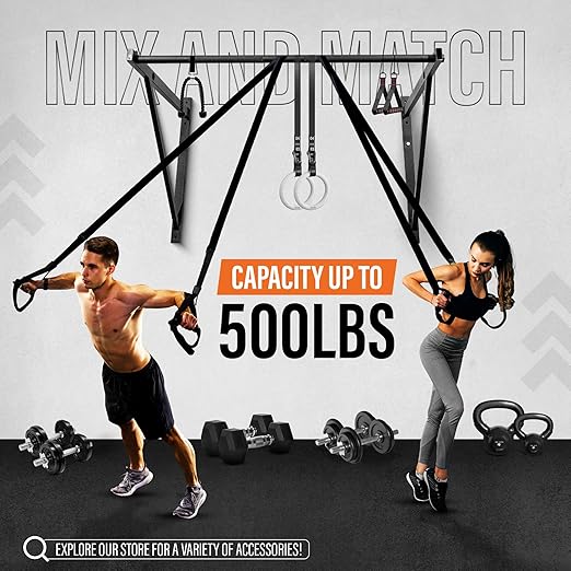 Yes4All Heavy Duty Wall Mounted Pull Up Bar