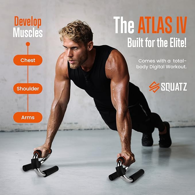 SQUATZ Doorway Pullup Bar & S-Shaped Push Up
