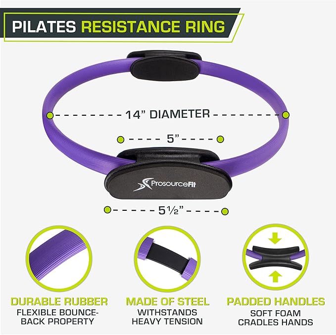 The ProsourceFit Resistance Ring enhances Pilates Workouts