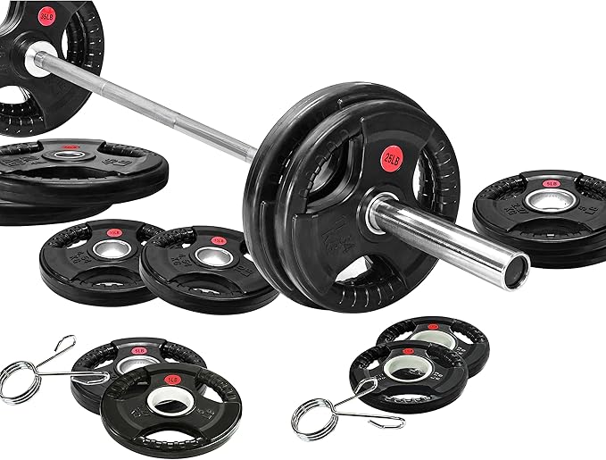 Signature Fitness Olympic 2-Inch Cast Iron Plate Weight