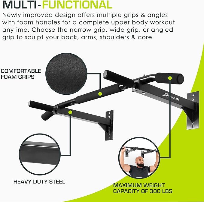 ProsourceFit Fit Multi-Grip Chin-Up/Pull-Up Bar