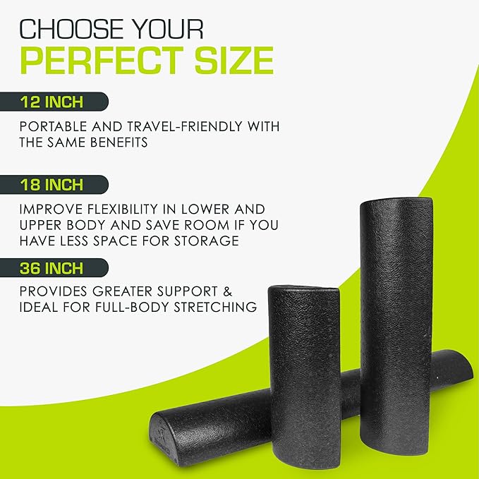 ProsourceFit High Density Foam Rollers 18 - inches