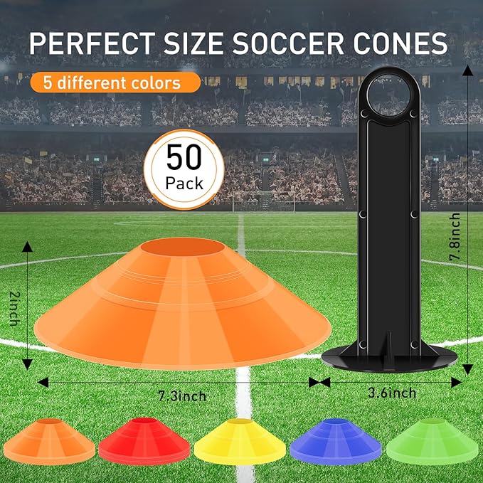 Soccer Training Cones 5 Color
