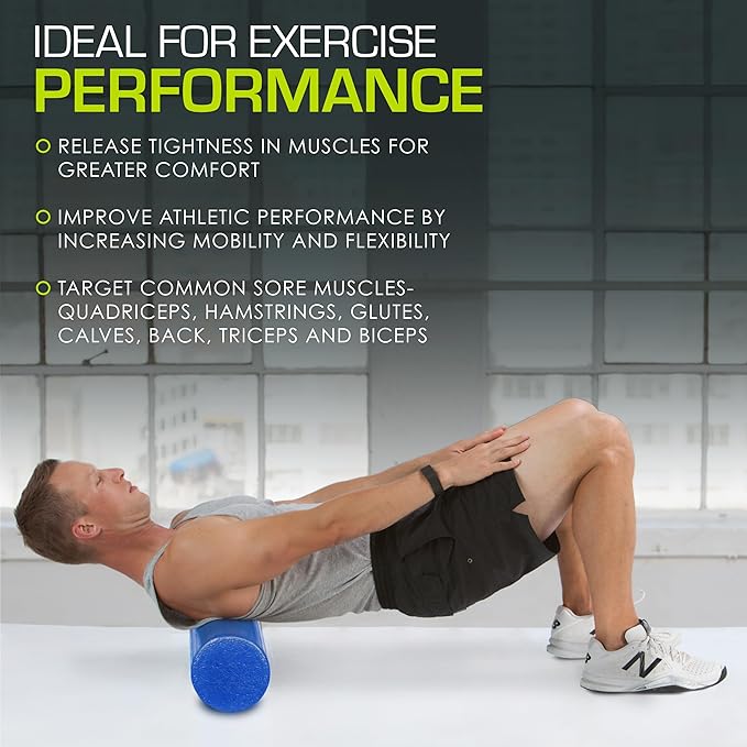 ProsourceFit High Density Foam Rollers 12 - Inches long