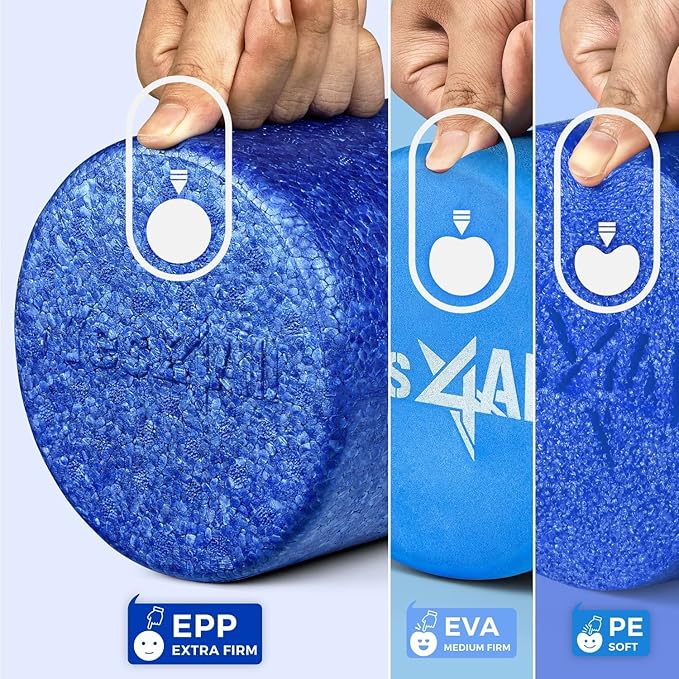 Yes4All High Density Half Round Foam Roller Support 12", 18", 18", 24", 24", 36" 36"
