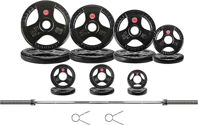 Signature Fitness Olympic Cast Iron Plate for Strength