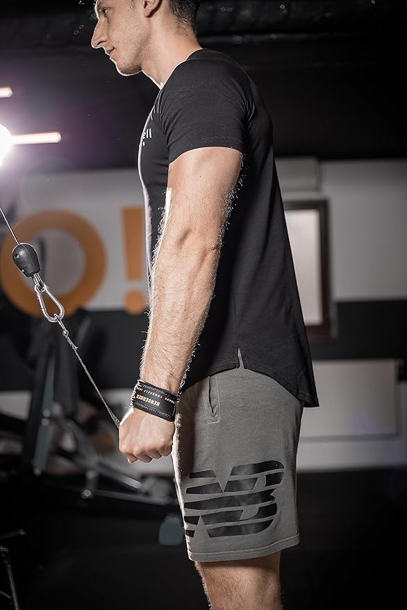 Weightlifting Wrist Straps with Superior Wrist Support Used for Deadlifting, Bodybuilding, Powerlifting and Newly Designed D-Rings for a Cable Gym Workout! Weight Lifting Straps