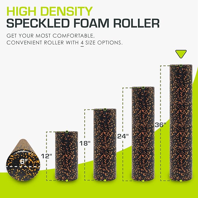 ProsourceFit High Density Foam Rollers 12 - Inches long