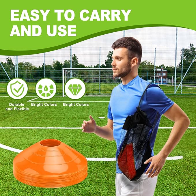 Ashsajkd(Set of 25 - Agility Soccer Cones