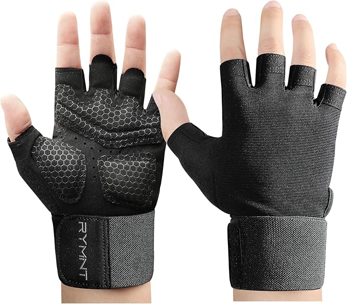 Workout Gloves for Women Men - Weight Lifting Gloves with Full Palm Protection & Extra Grip for Women Gym, Weightlifting, Weight Lift, Rowing, Exercise, Sport, Cycling