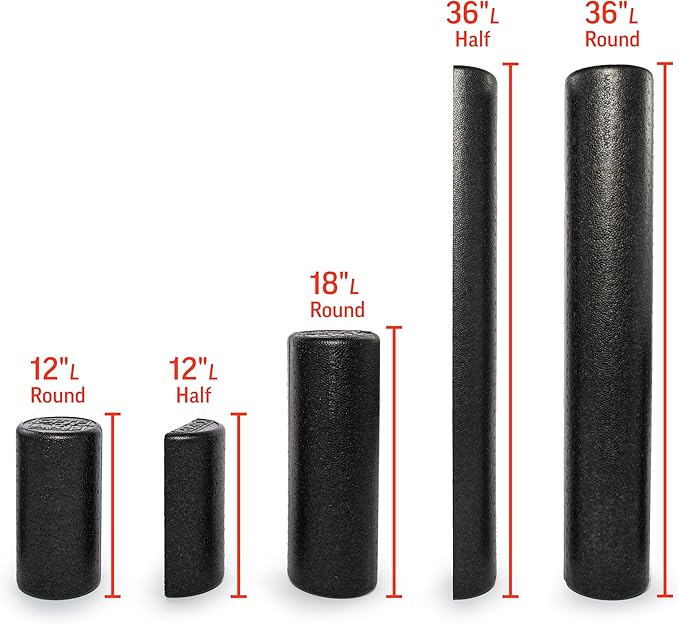 OPTP AXIS Firm Foam Roller 36" X 3" Half-Round)