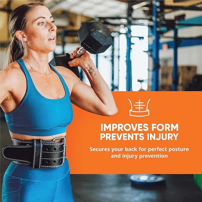 Weight Lifting Belt (5mm Thick) - Leather Weight