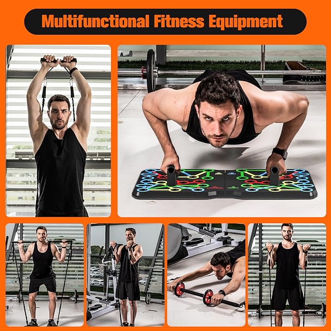 AERLANG Push Up Board 10 in 1 Push