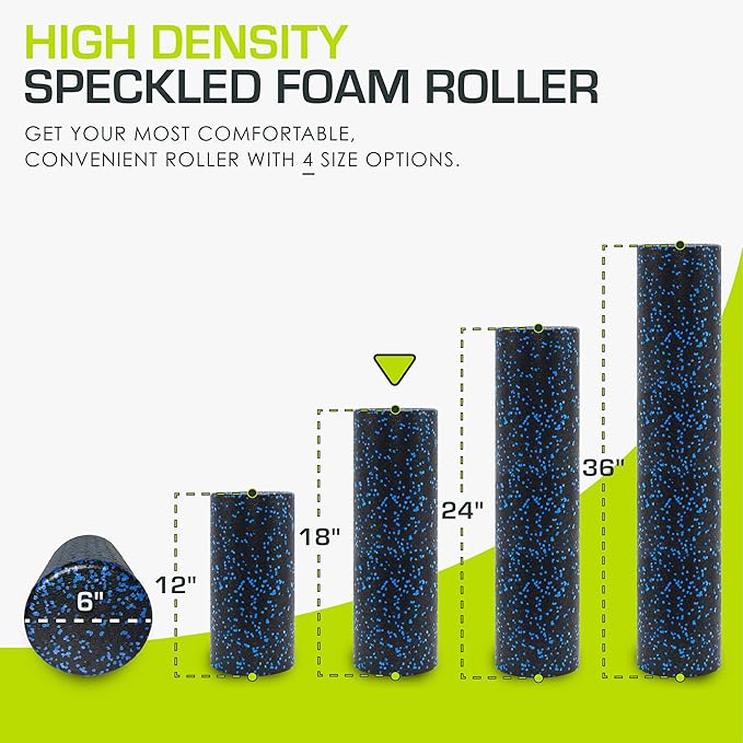 ProsourceFit High Density Foam Rollers 12 - Inches long