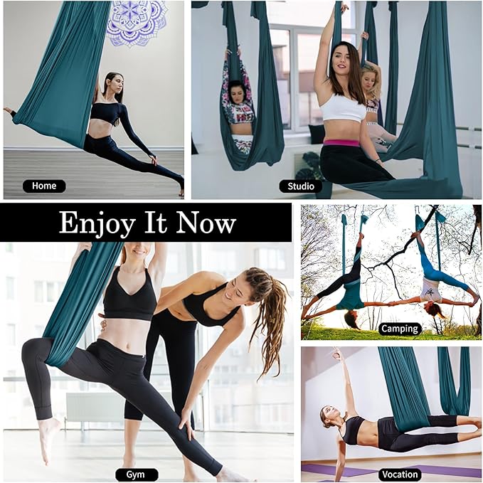 PRIOR FITNESS 5M Aerial Yoga Hammock Yoga Swing