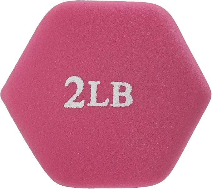 Sunny Health & Fitness Neoprene Coated Hex Shaped 2LB, 5LB, 5LB, 8LB, 8LB, 10LB 10LB