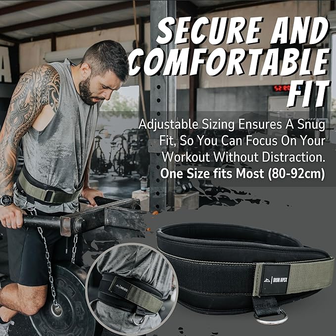 Weightlifting Dip Belt with Chain for Pullups and