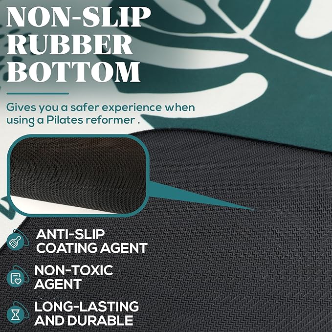 Foldable Pilates Mat & Reformer Cover, 39in x 24in Towel for Reformer