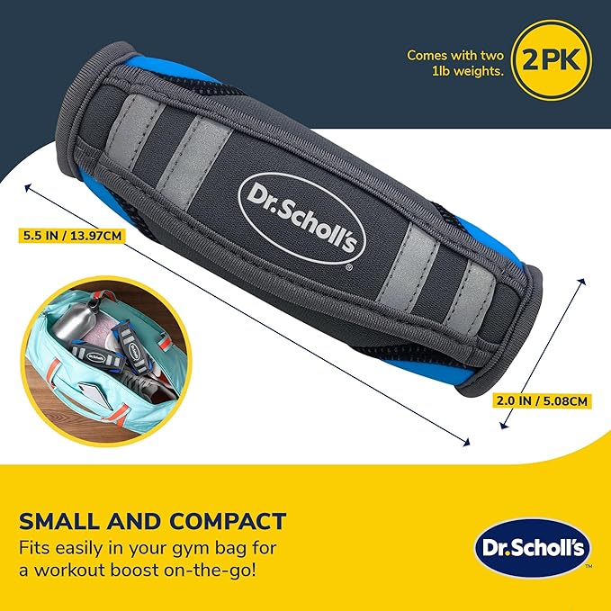 Dr. Scholl's 1lb/2lb Pair Ergonomic Grip Soft Walking