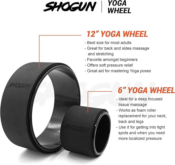 Shogun Yoga Wheel Roller for Back Pain Relief