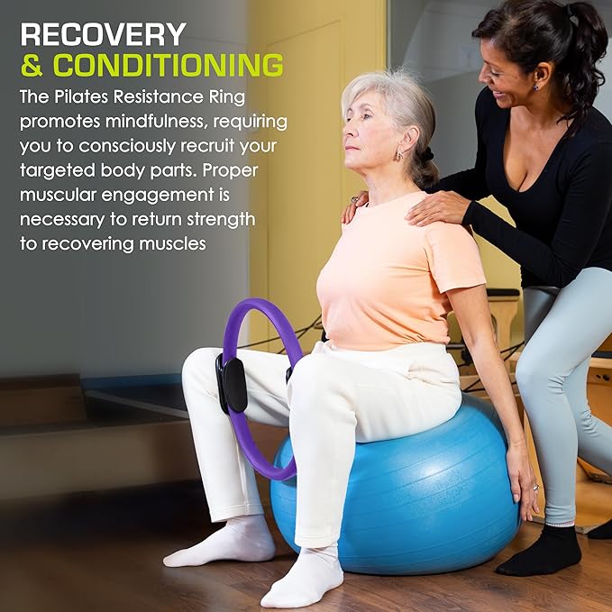 The ProsourceFit Resistance Ring enhances Pilates Workouts
