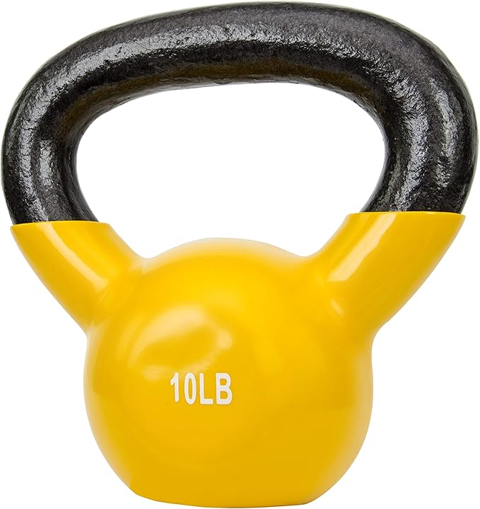 Sunny Health & Fitness Vinyl Coated Kettlebell