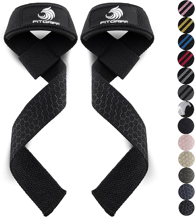 Fitgriff® Lifting Wrist Straps for Weightlifting
