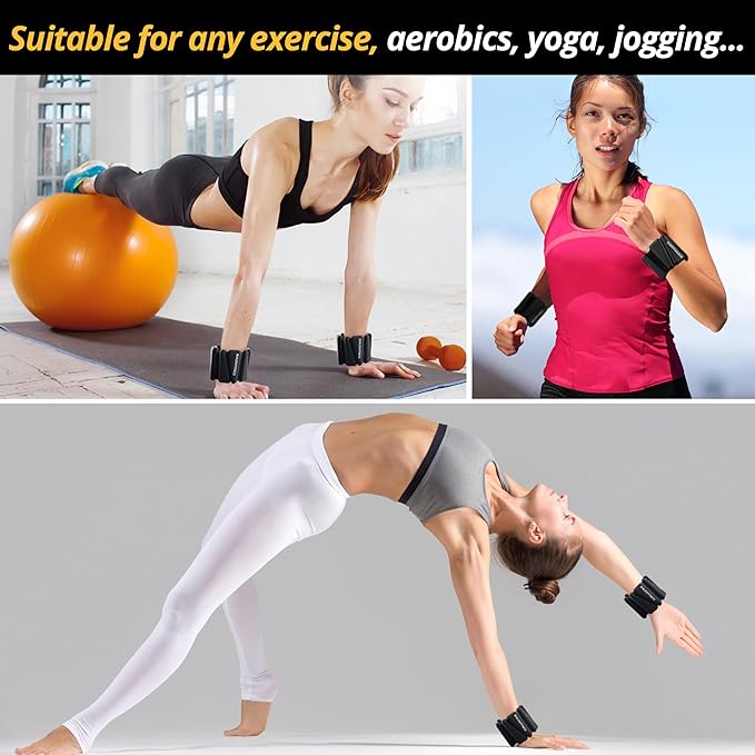 Wrist & Ankle Weights 2 (1lb (1lb or 2lb each 1kg or 2kg total).